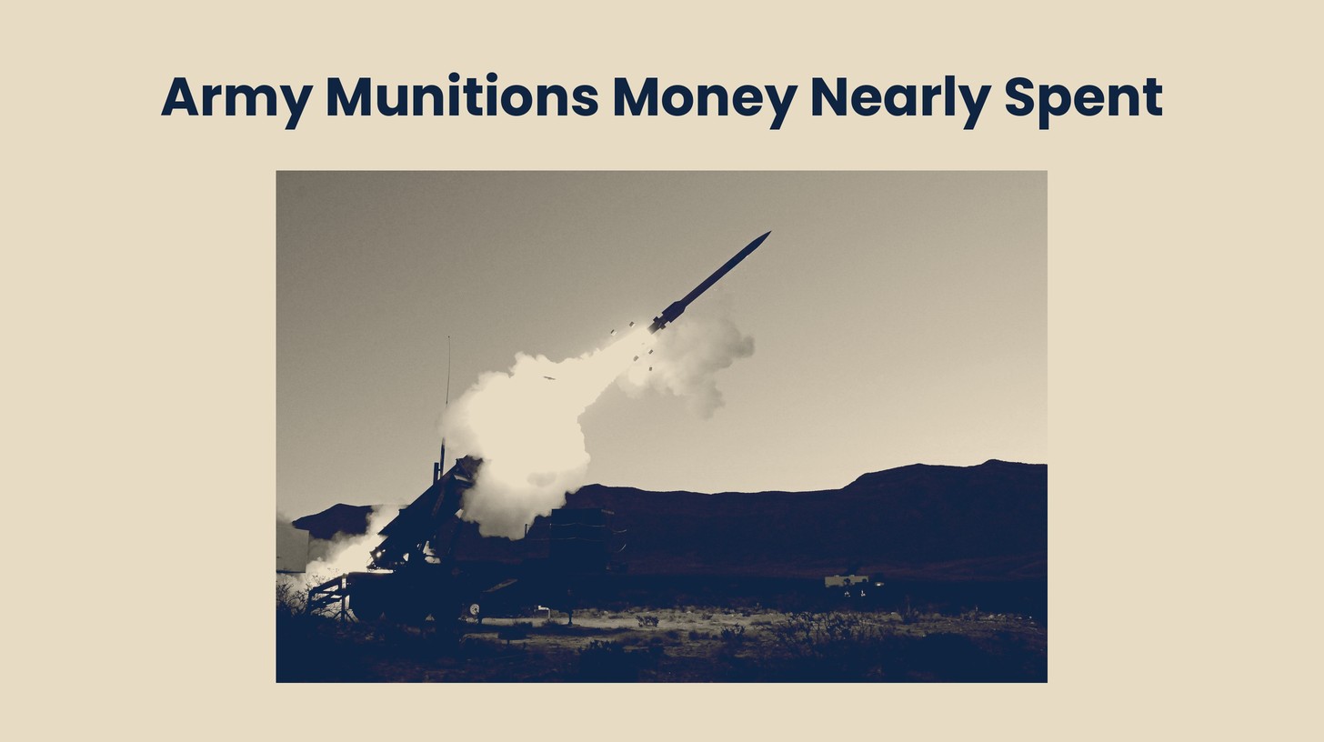 U.S. Army Patriot air and missile defense missile